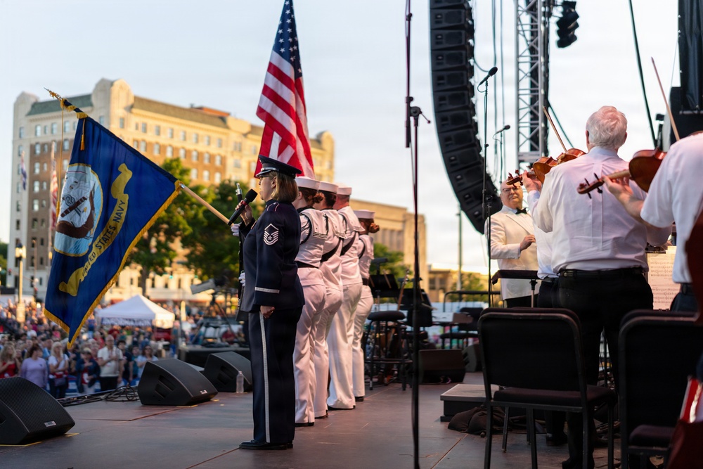 USAF bands perform in Kansas City during Memorial Day weekend