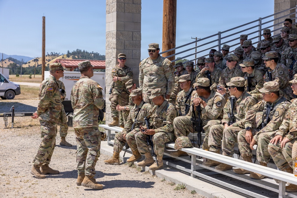 319th ESB conducts IWQ training at Fort Hunter Liggett