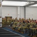 Chief Master Sgt. of the Air Force David R. Wolfe visits Scott Air Force Base