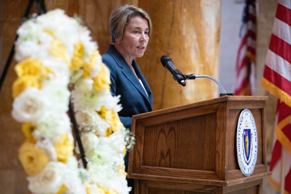 Massachusetts National Guard and Mass. Gov. Honor Memorial Day