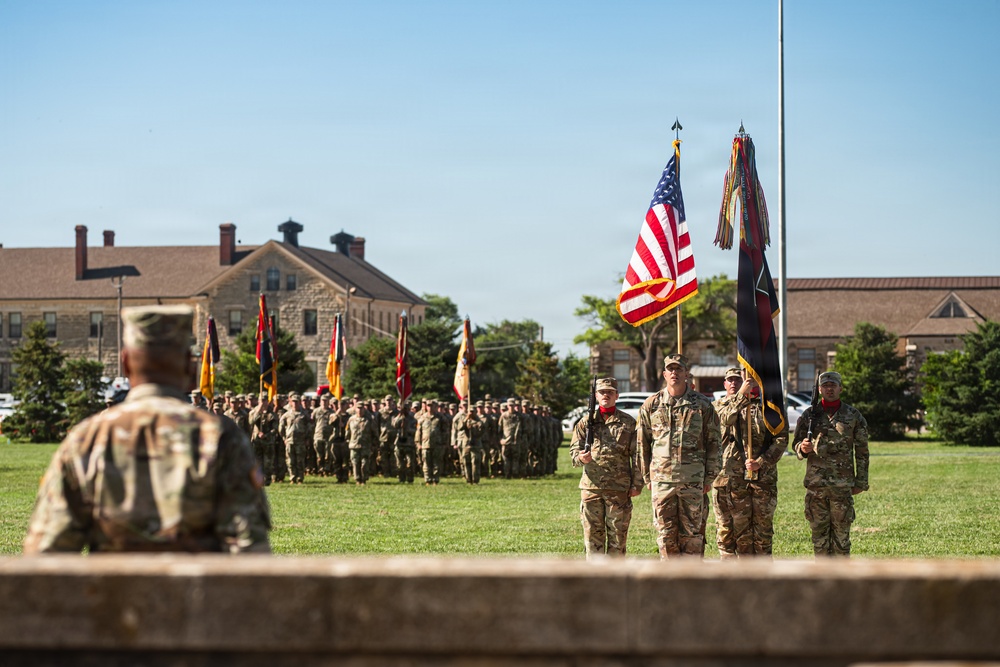 1st Infantry Division Change of Responsibility Ceremony