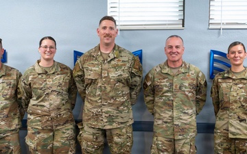 CMSAF Wolfe emphasizes CSAF priorities, mentors future leaders during Team Scott visit