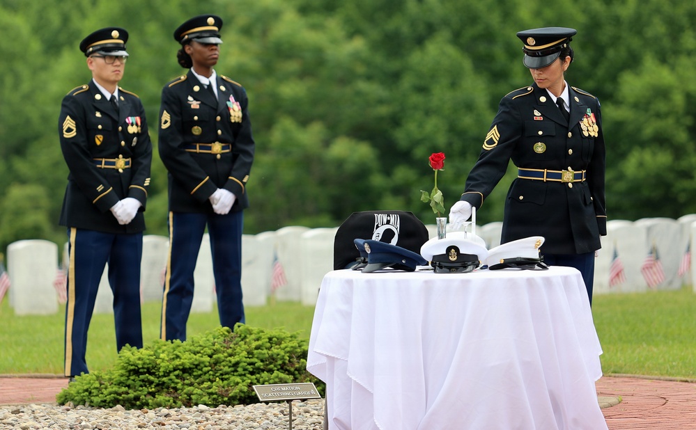 Skies hold back tears until fallen heroes are honored at Kentucky veterans cemetery Memorial Day ceremony
