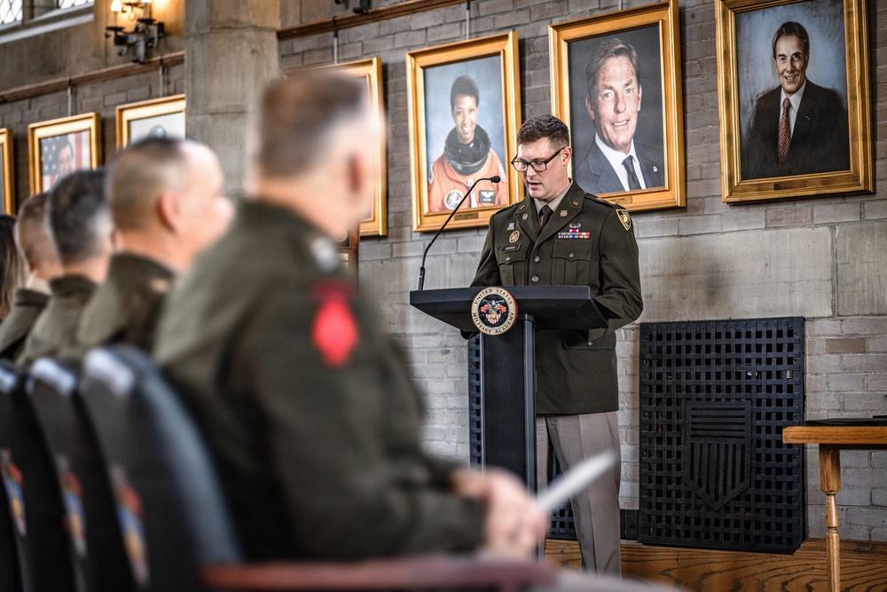 Members of the USMA Class of 2026 Receive Honors during Pershing Award Ceremony