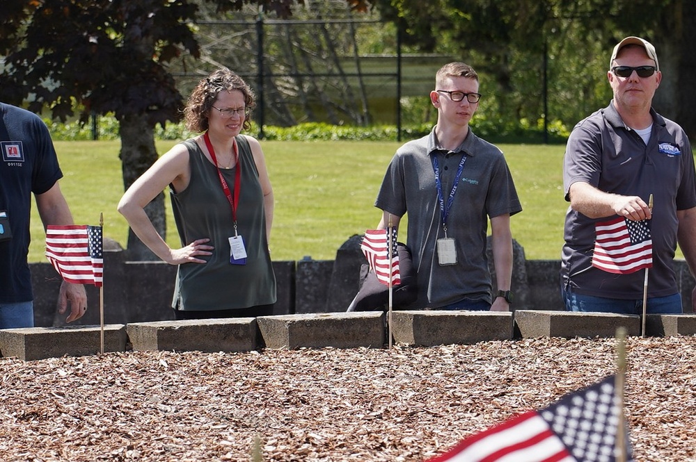 2026 NUWC Division, Keyport Memorial Day Flag Placement Event