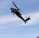 U.S. Army AH-64 Apache Attack Helicopter Conducts Low-Level Flight Operations