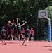 2nd Cavalry Regiment Soldiers compete in basketball preliminaries during Dragoon Week