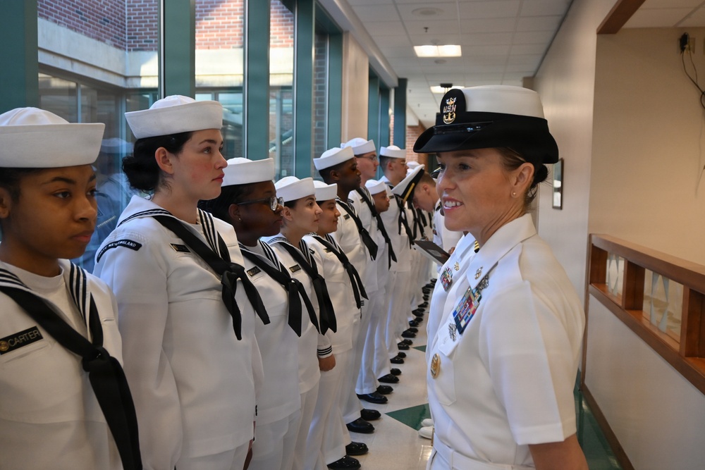 Navy Medicine Readiness and Training Command New England Conducts Whites Inspection