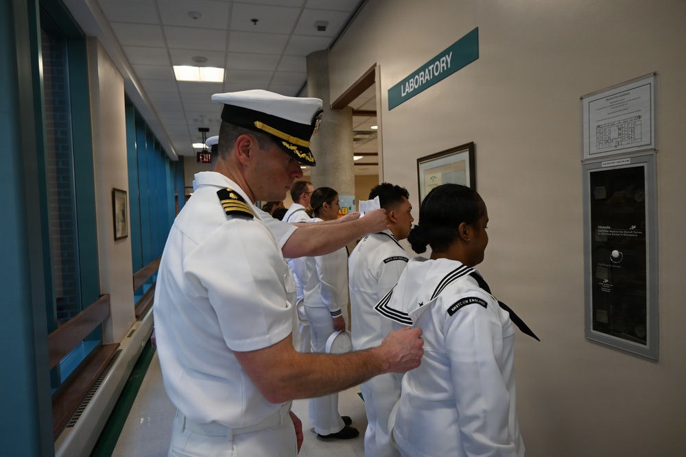Navy Medicine Readiness and Training Command New England Conducts Whites Inspection