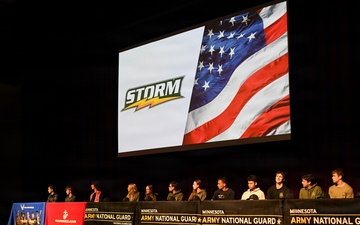 Sauk Rapids-Rice High School Celebrates Enlisting Classmates