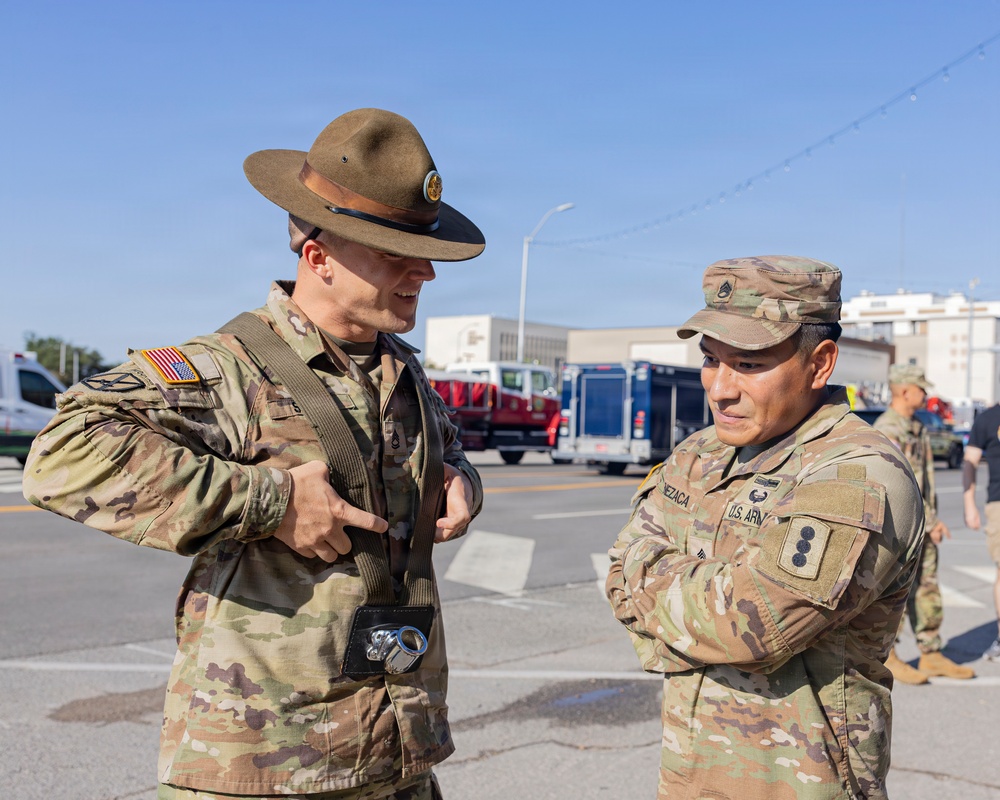 Fort Sill Soldiers and Marines Participates in Armed Forces Day Parade