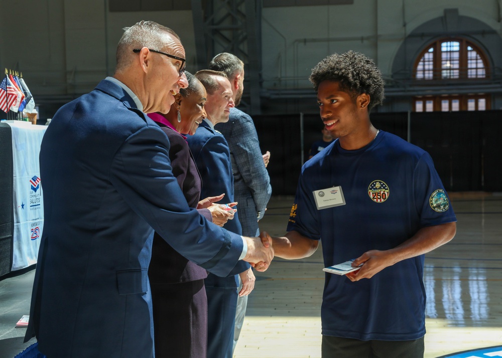 NTAG New England Future Sailors Recognized during Our Community Salutes Ceremony