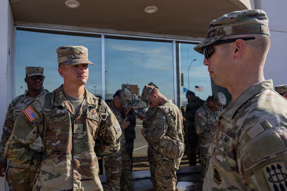 Fort Sill Soldiers and Marines Participates in Armed Forces Day Parade