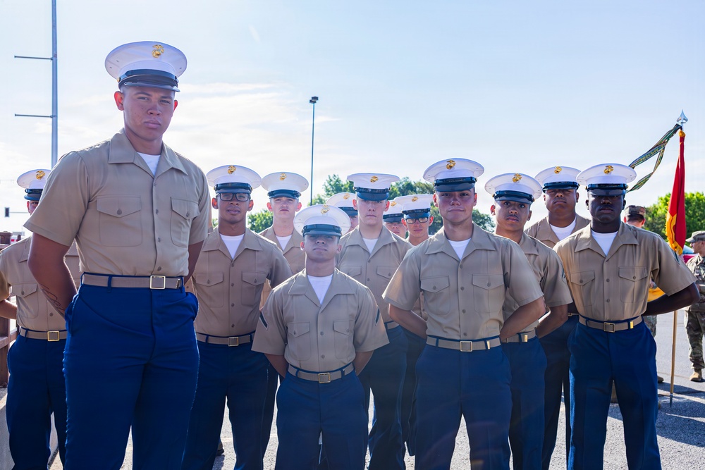 Fort Sill Soldiers and Marines Participates in Armed Forces Day Parade