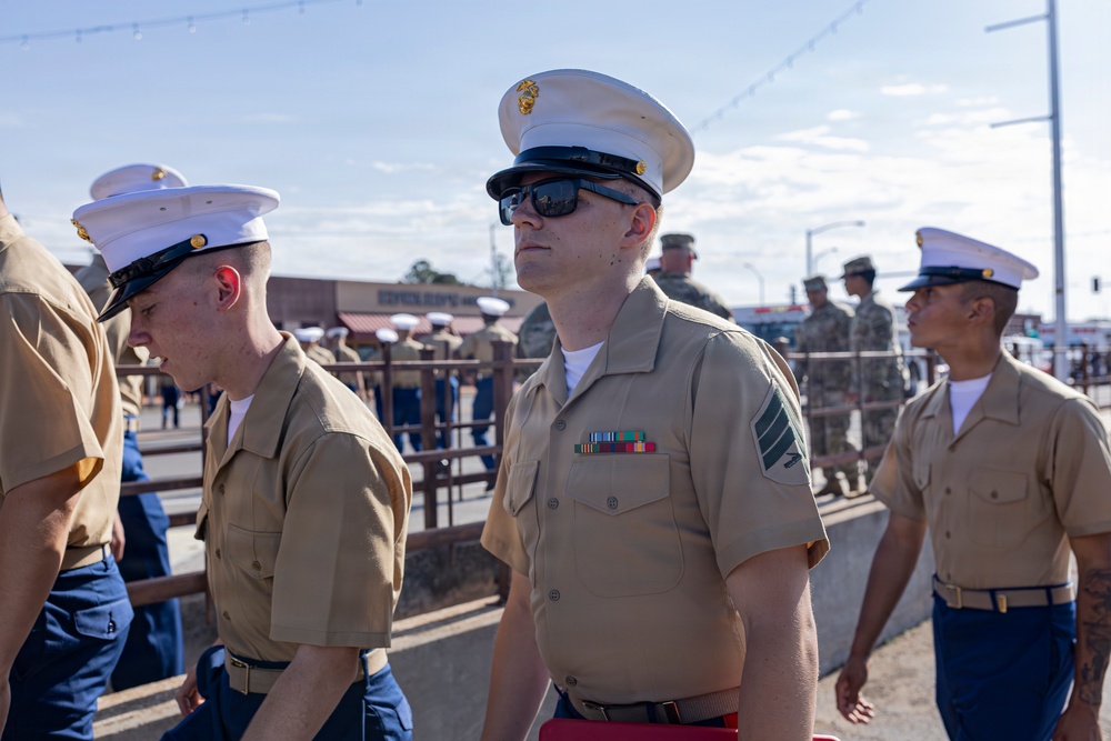 Fort Sill Soldiers and Marines Participates in Armed Forces Day Parade