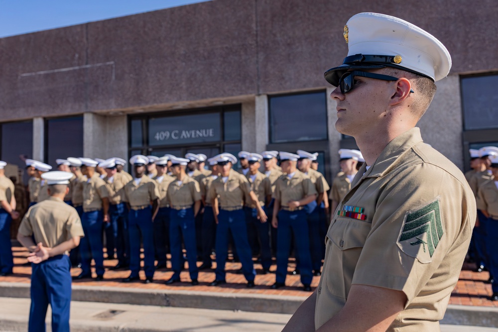 Fort Sill Soldiers and Marines Participates in Armed Forces Day Parade