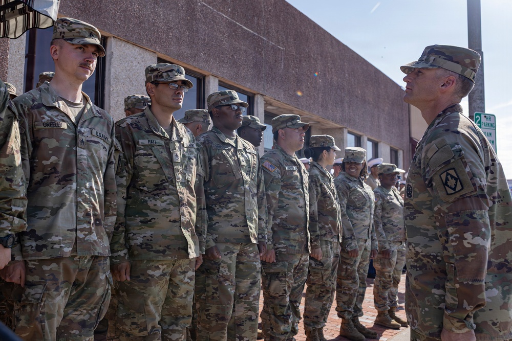 Fort Sill Soldiers and Marines Participates in Armed Forces Day Parade
