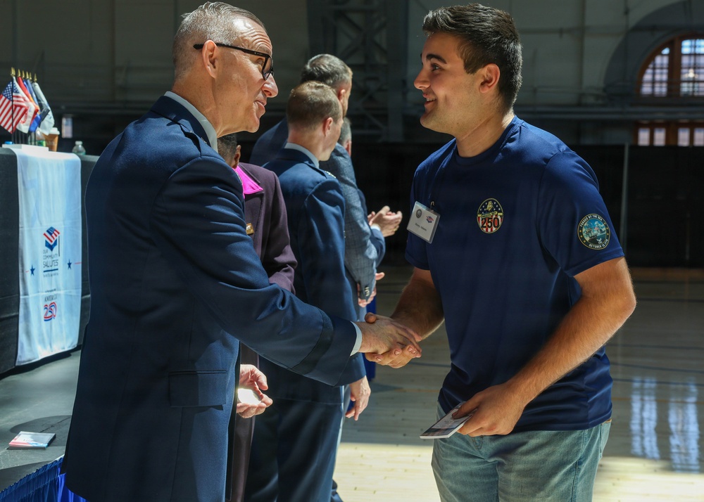 NTAG New England Future Sailors Recognized during Our Community Salutes Ceremony