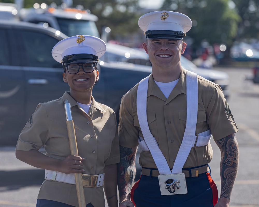 Fort Sill Soldiers and Marines Participates in Armed Forces Day Parade