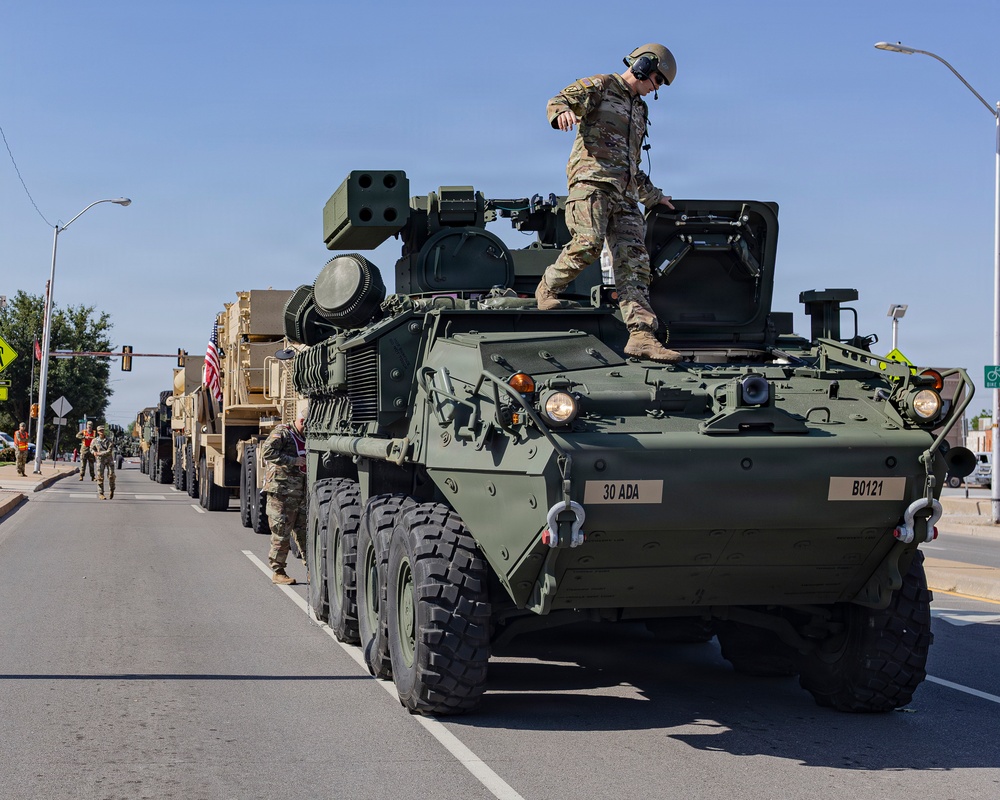 Fort Sill Soldiers and Marines Participates in Armed Forces Day Parade