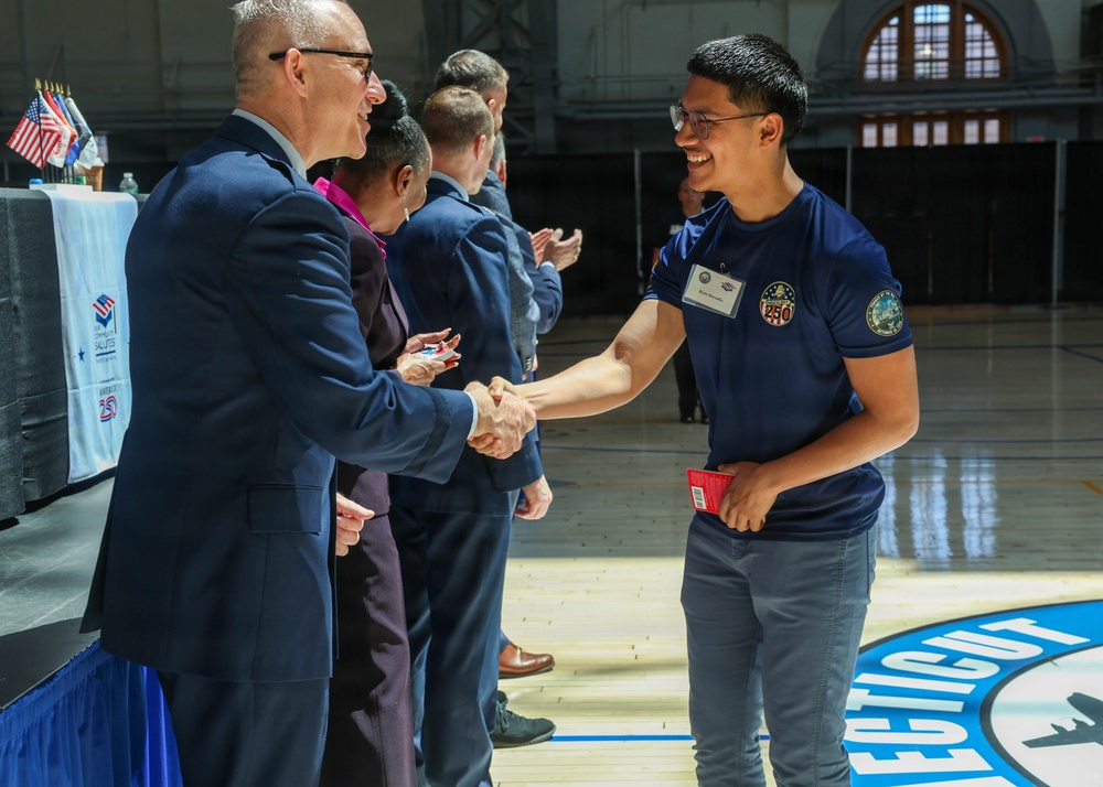 NTAG New England Future Sailors Recognized during Our Community Salutes Ceremony