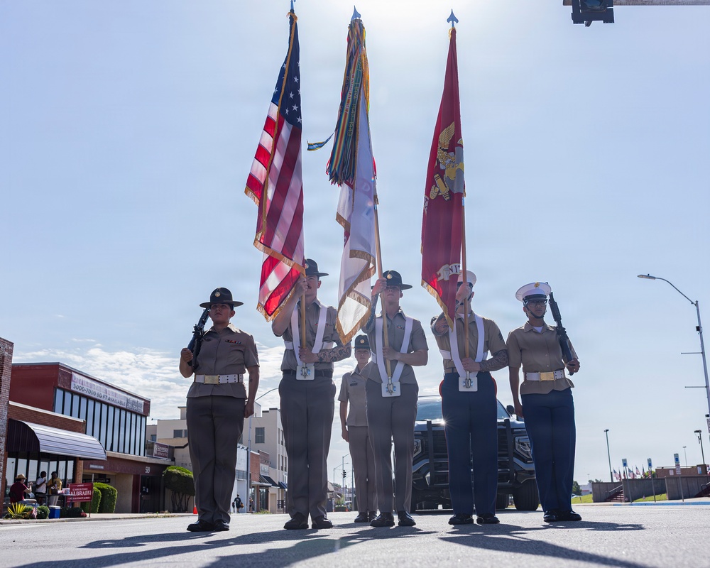 Fort Sill Soldiers and Marines Participates in Armed Forces Day Parade
