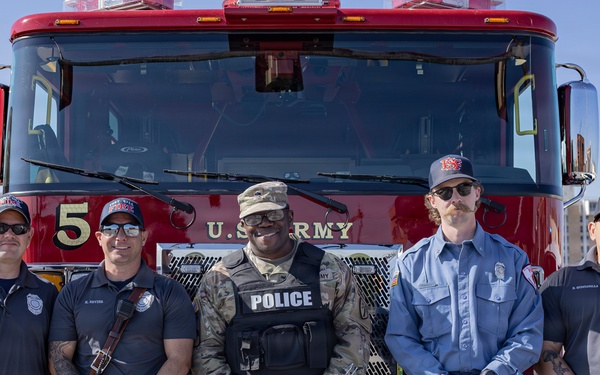 Fort Sill Soldiers and Marines Participates in Armed Forces Day Parade