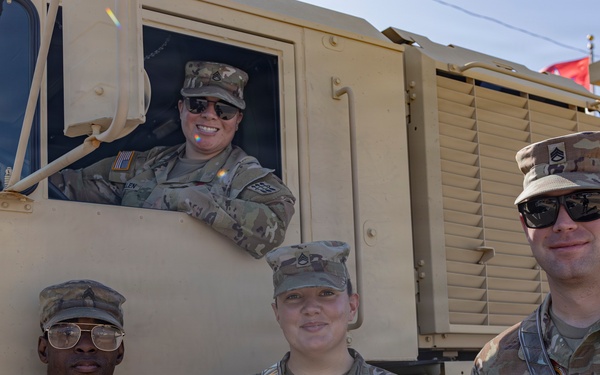 Fort Sill Soldiers and Marines Participates in Armed Forces Day Parade