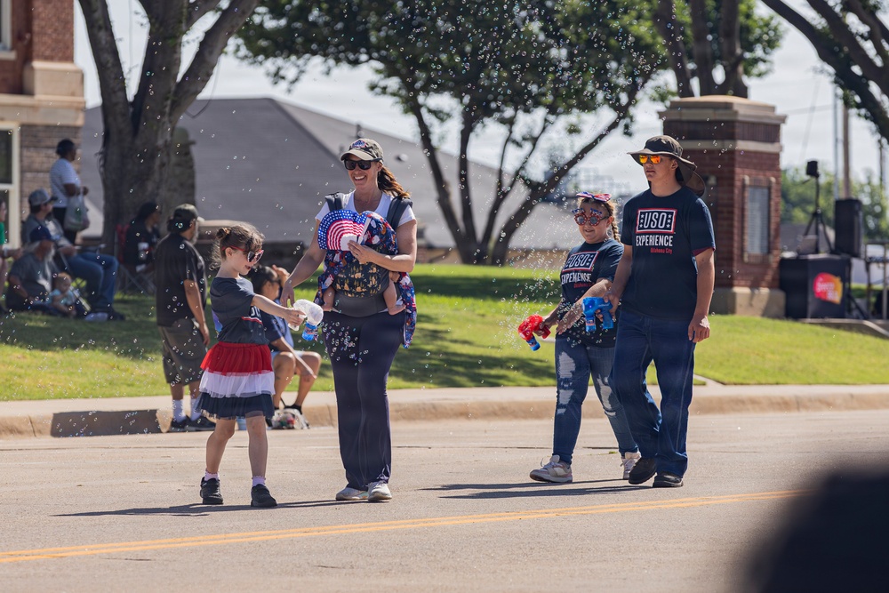 Fort Sill Soldiers and Marines Participates in Armed Forces Day Parade