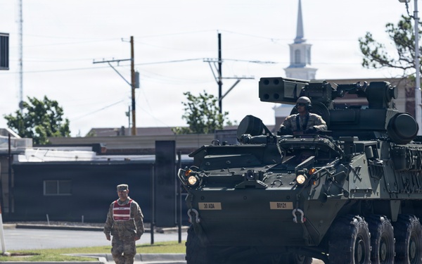 Fort Sill Soldiers and Marines Participates in Armed Forces Day Parade