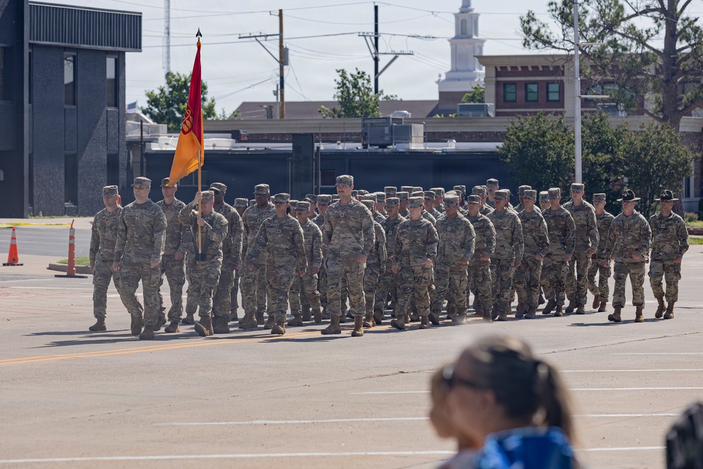 Fort Sill Soldiers and Marines Participates in Armed Forces Day Parade