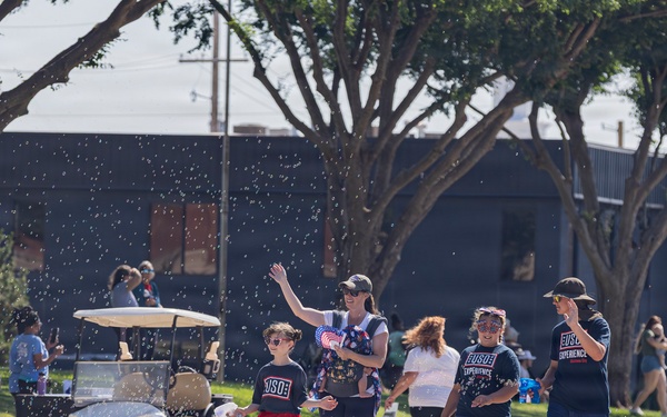 Fort Sill Soldiers and Marines Participates in Armed Forces Day Parade