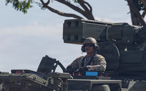 Fort Sill Soldiers and Marines Participates in Armed Forces Day Parade
