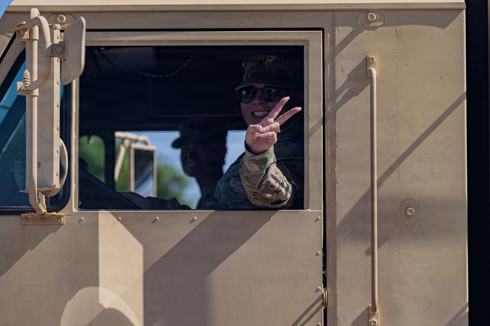 Fort Sill Soldiers and Marines Participates in Armed Forces Day Parade