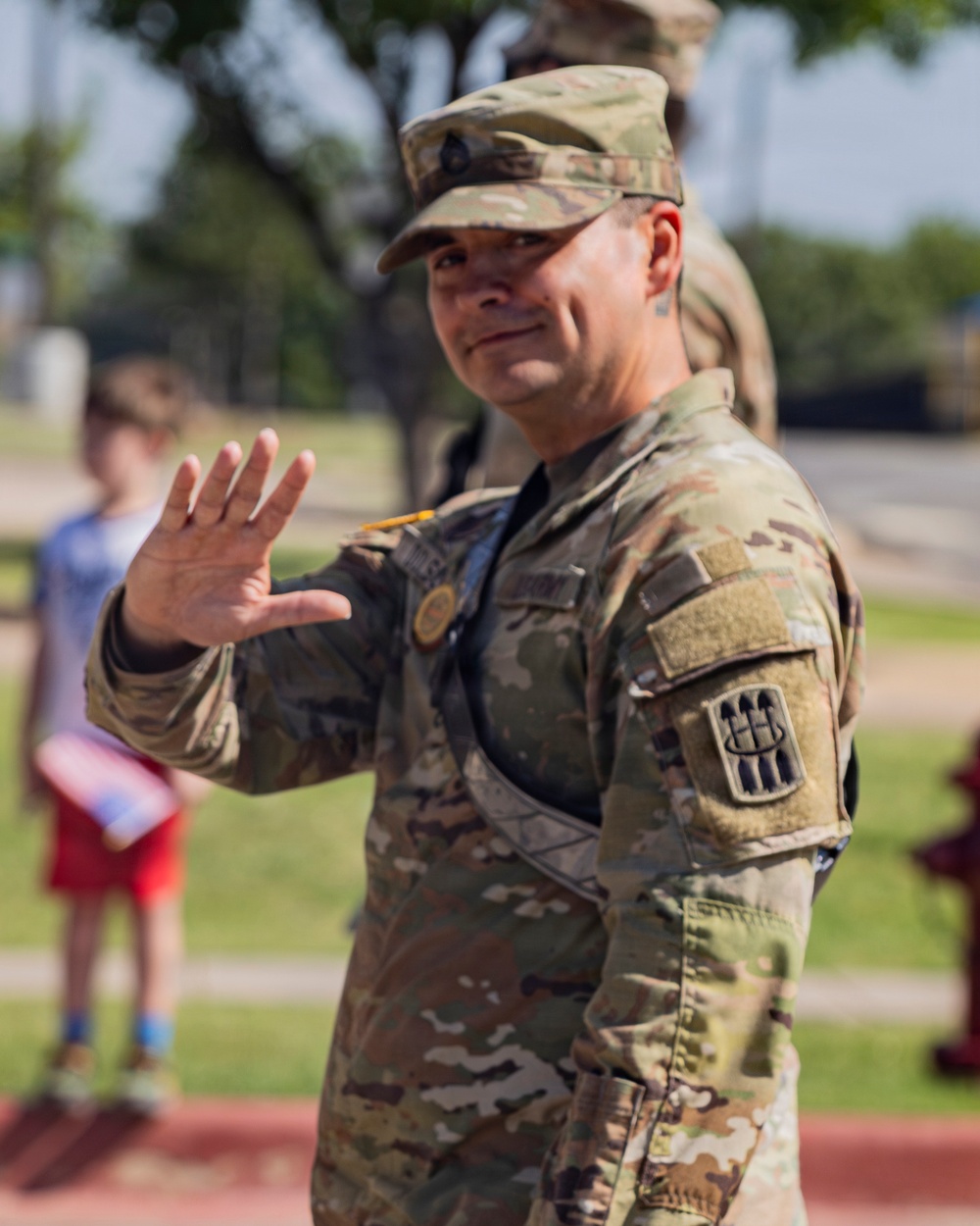 Fort Sill Soldiers and Marines Participates in Armed Forces Day Parade