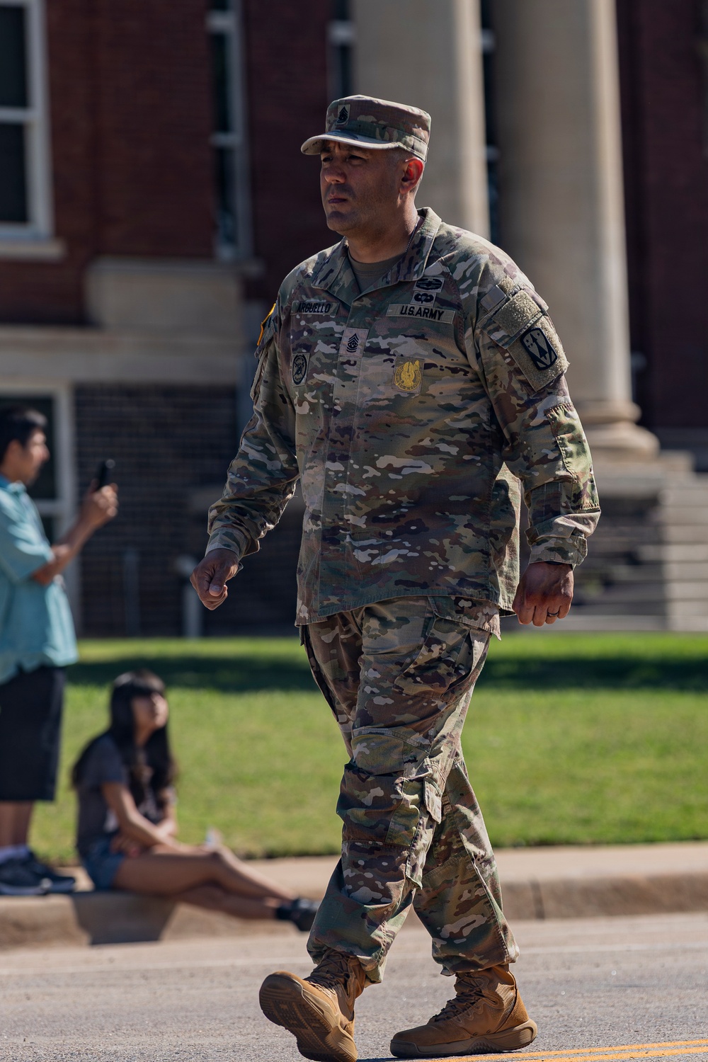 Fort Sill Soldiers and Marines Participates in Armed Forces Day Parade