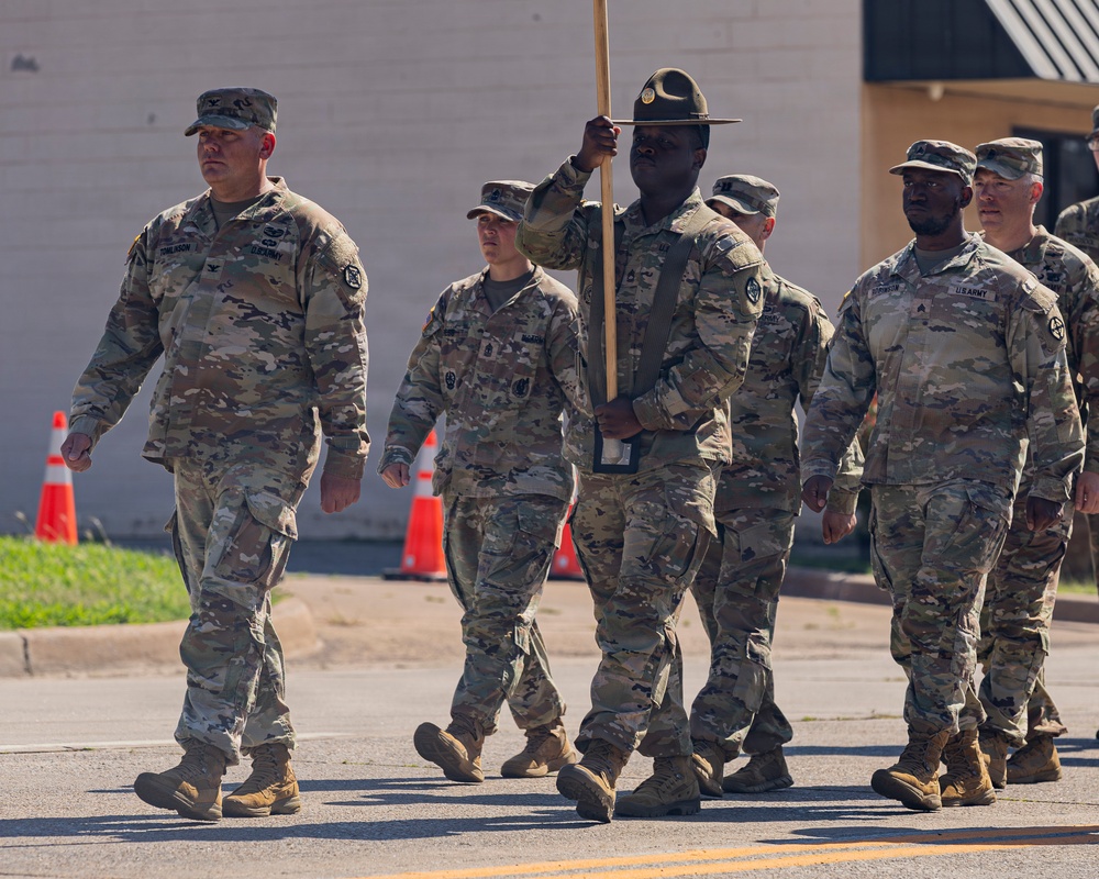 Fort Sill Soldiers and Marines Participates in Armed Forces Day Parade