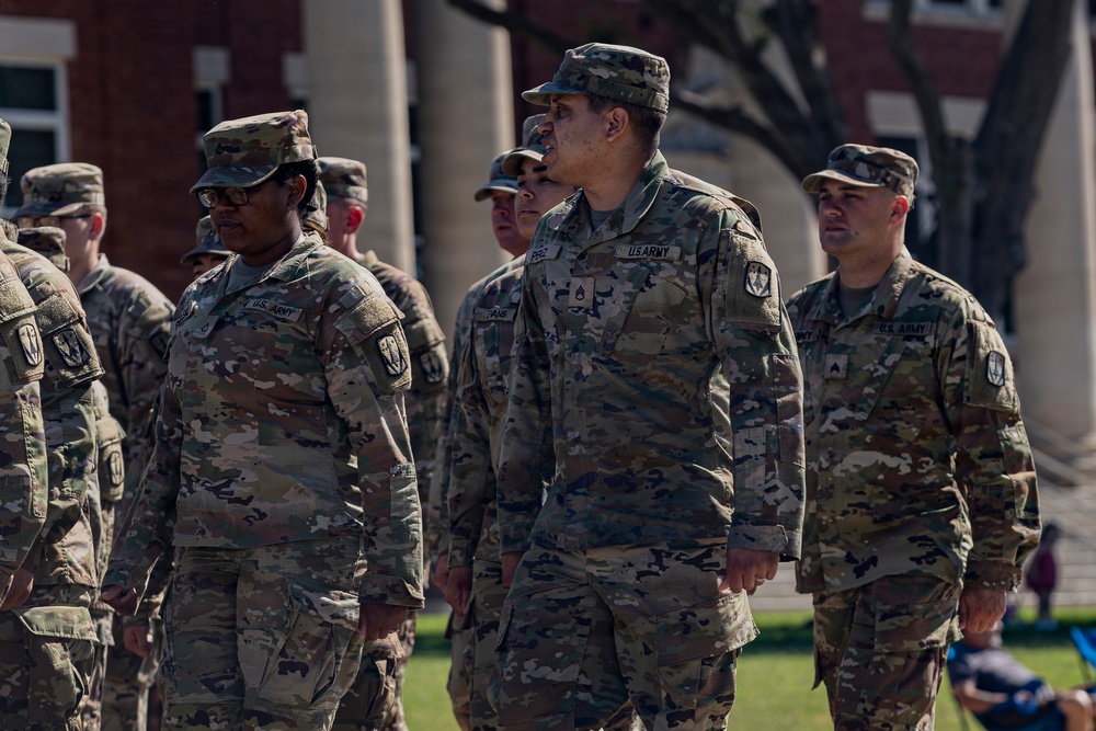 Fort Sill Soldiers and Marines Participates in Armed Forces Day Parade