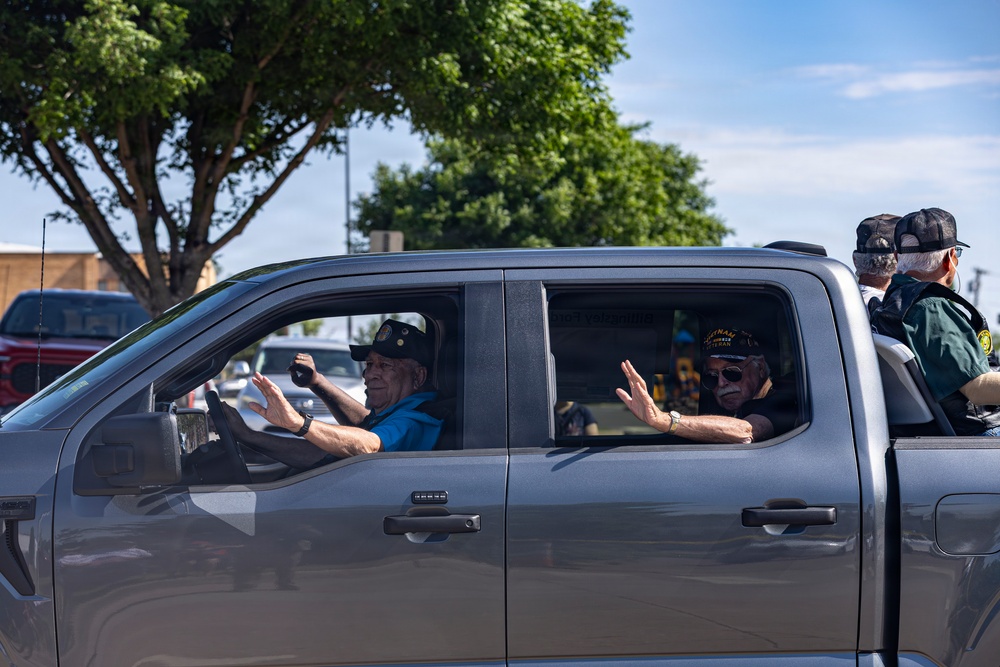 Fort Sill Soldiers and Marines Participates in Armed Forces Day Parade