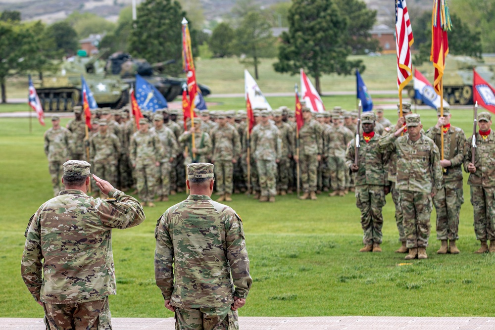 4th Infantry Division Artillery Relinquishment of Responsibility Ceremony
