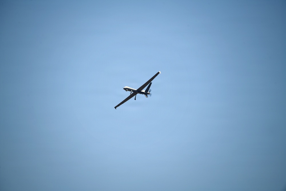 MQ-9 Reaper Aircraft Take-off