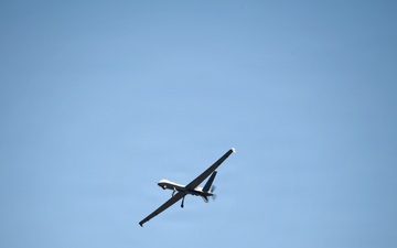 MQ-9 Reaper Aircraft Take-off