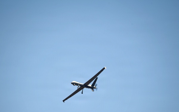 MQ-9 Reaper Aircraft Take-off