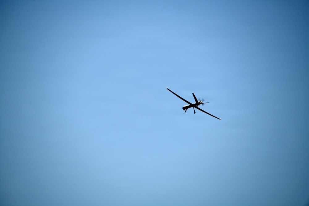 MQ-9 Reaper Aircraft Take-off