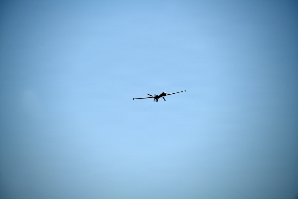 MQ-9 Reaper Aircraft Take-off