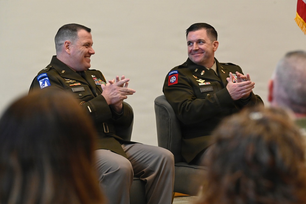 U.S. Army Lt. Col. Justin Cremisio Retirement Ceremony