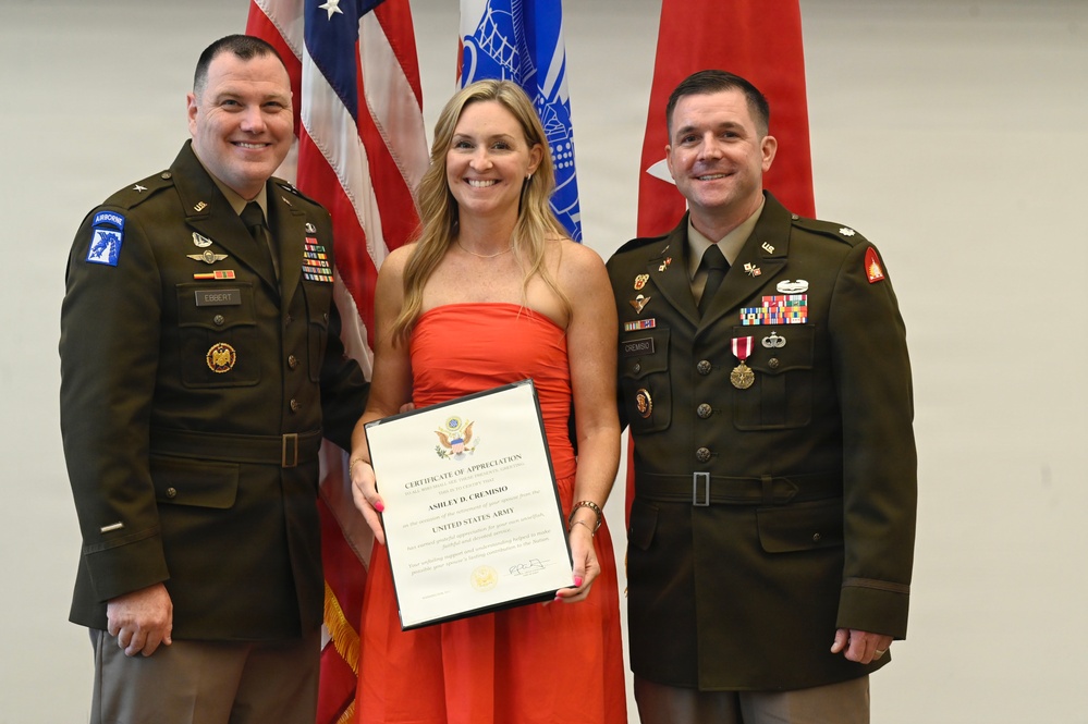 U.S. Army Lt. Col. Justin Cremisio Retirement Ceremony