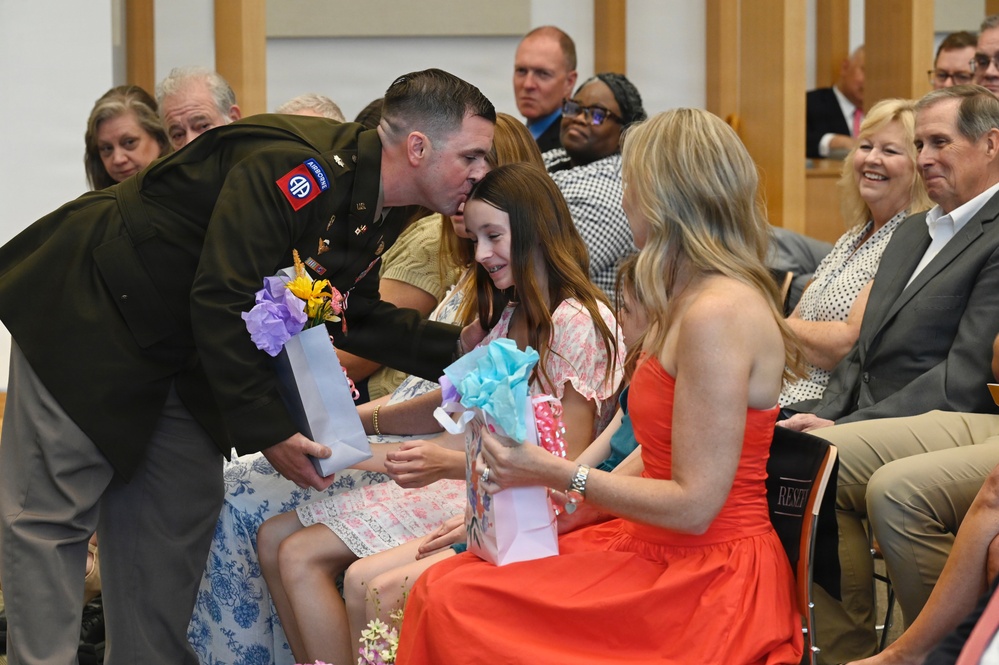 U.S. Army Lt. Col. Justin Cremisio Retirement Ceremony
