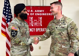 Singh assumes command of USACE Sinlaku Recovery Field Office