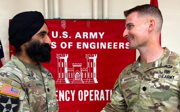 Singh assumes command of USACE Sinlaku Recovery Field Office